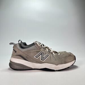 New Balance 608v5 Gray Training Walking Shoes Sneakers MX608UG5 Men's Size 10.5